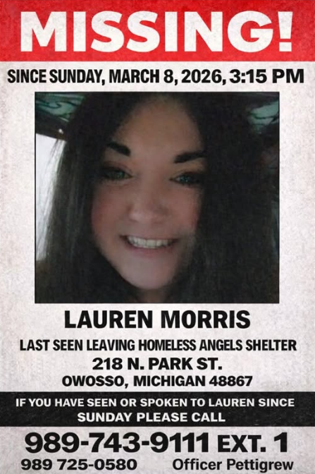 DaveBondyTV's tweet photo. The Shiawassee County, Michigan Sheriff's Office needs your help finding Shiawassee County Sheriff's Office locating Lauren https://t.co/Mv7VFnicfs