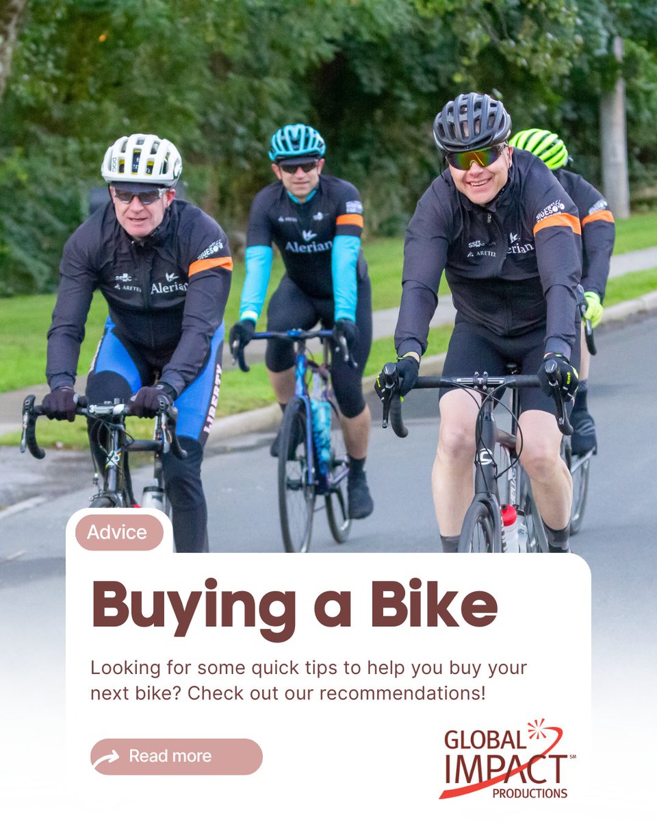 globalimpactpro's tweet photo. Buying a bike can feel overwhelming at first, but it doesn’t have to be. We’ve pulled together a few practical tips to help you make a confident decision and get out on the road sooner. Read on at https://t.co/0iccI5EZcg https://t.co/sGq2gFfDGy