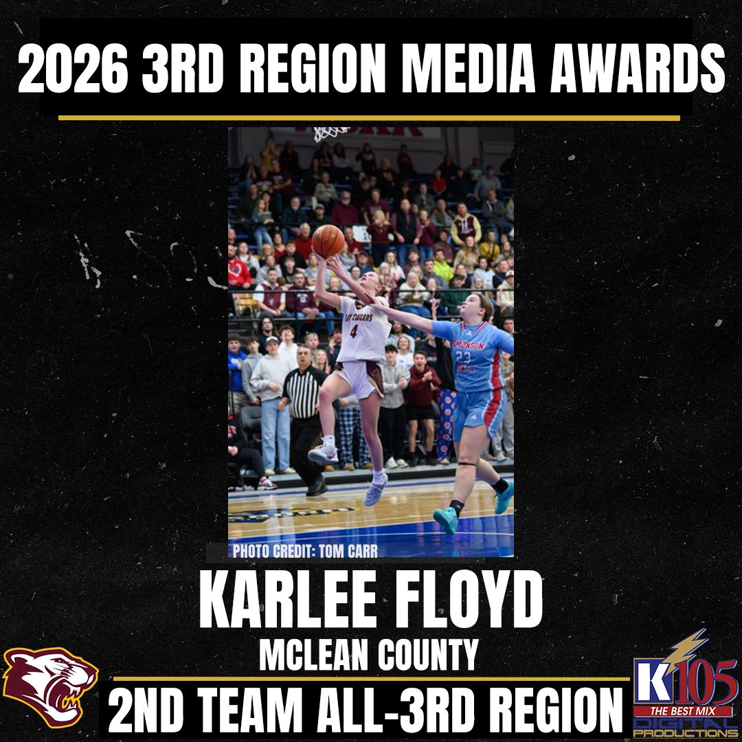 🏀 Girls 2nd Team All-Region

<a href="/karlee_floyd/">Karlee Floyd</a> — McLean County (<a href="/MCHSLadyCougars/">McLean County Girls Basketball</a>)