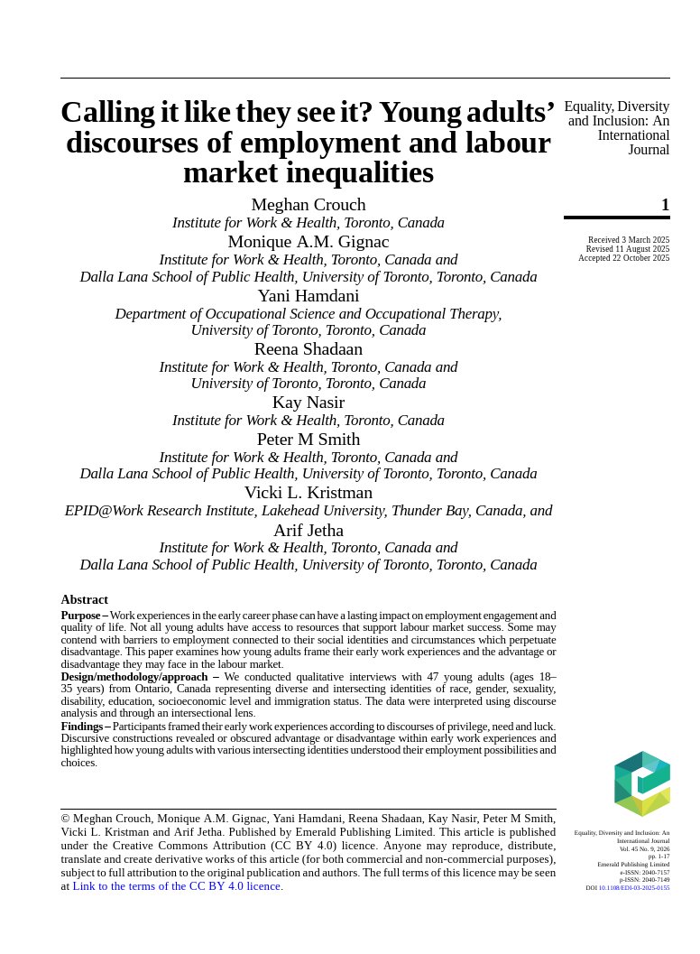 EDI Journal tweet media