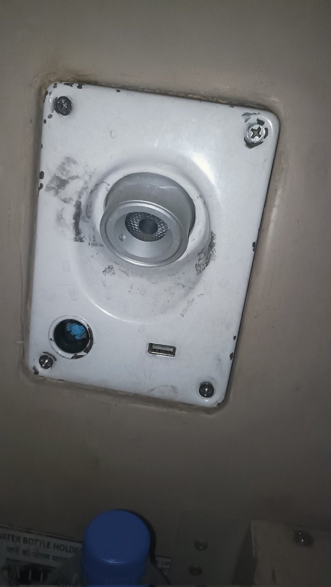 Aftr paying an excessively high price for this ticket in Swatantrata Senani (12562, M1 53) this  is the service I got. What's the use of this light if the button is missing. <a href="/RailwaySeva/">RailwaySeva</a> pls enlighten me if it works through some AI enabled feature. <a href="/RailMinIndia/">Ministry of Railways</a> <a href="/AshwiniVaishnaw/">Ashwini Vaishnaw</a>