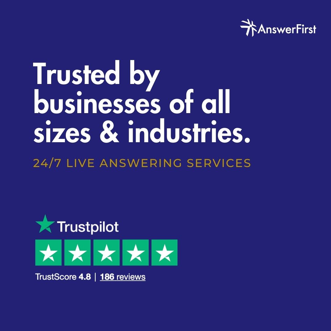 answerfirst's tweet image. Thankful for the trust our clients put in us each and every day 💙 

#answeringservice #AnswerFirst #Trustpilot