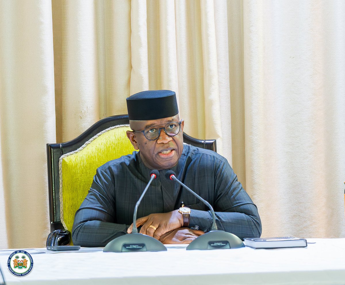 Julius Maada Bio tweet media