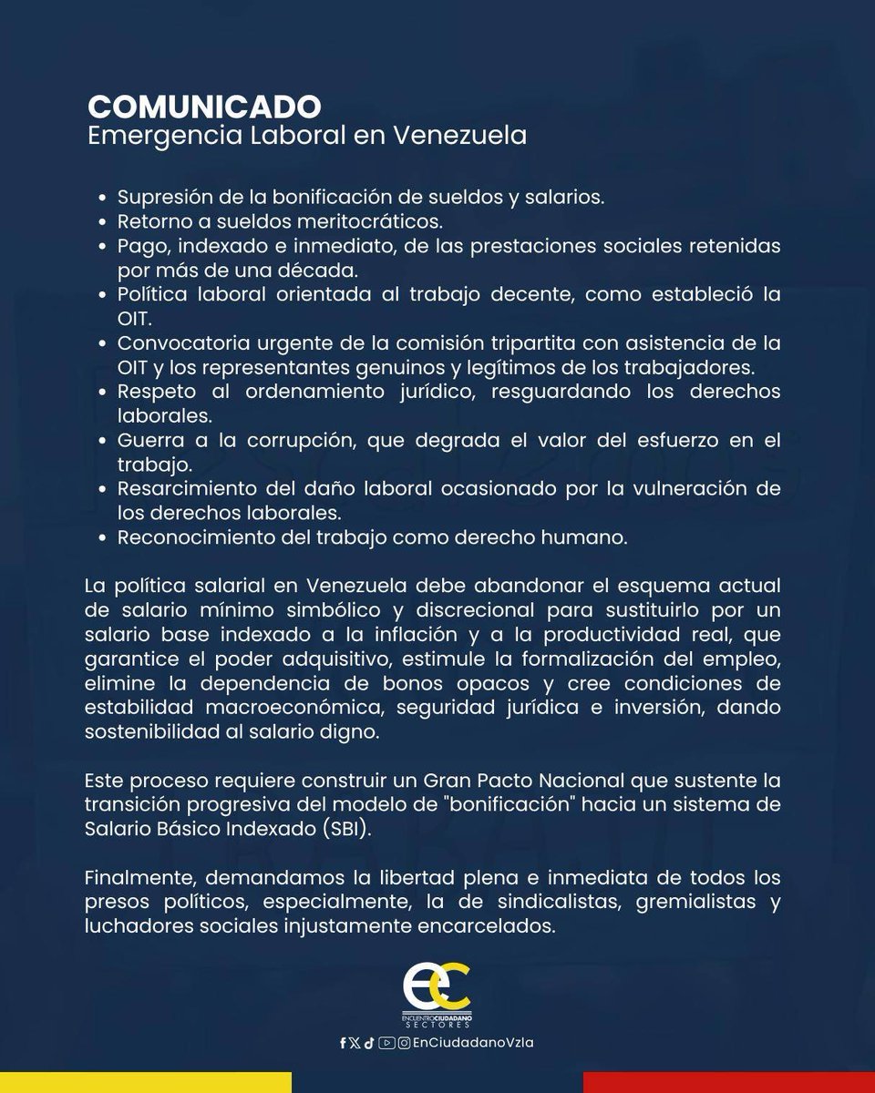 EnCiudadanoVzla's tweet photo. Emergencia laboral en Venezuela. https://t.co/ne0cd7Zkyu
