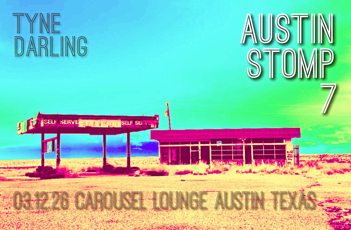 tynedarling's tweet photo. Today, today! Carousel Lounge (ATX). Austin Stomp 7. Lotsa bands, lotsa music, lotsa fun. Things kick at 4pm; I’m on at 4:30ish. Can’t wait. 

https://t.co/kFcoPAItzv https://t.co/Occly4Tshp