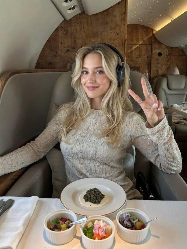 Kinza1278's tweet image. Is caviar better in the air or nah? 
Feeling unstoppable at altitude today. Tell me your luxury travel must-haves  #PrivateJet"
