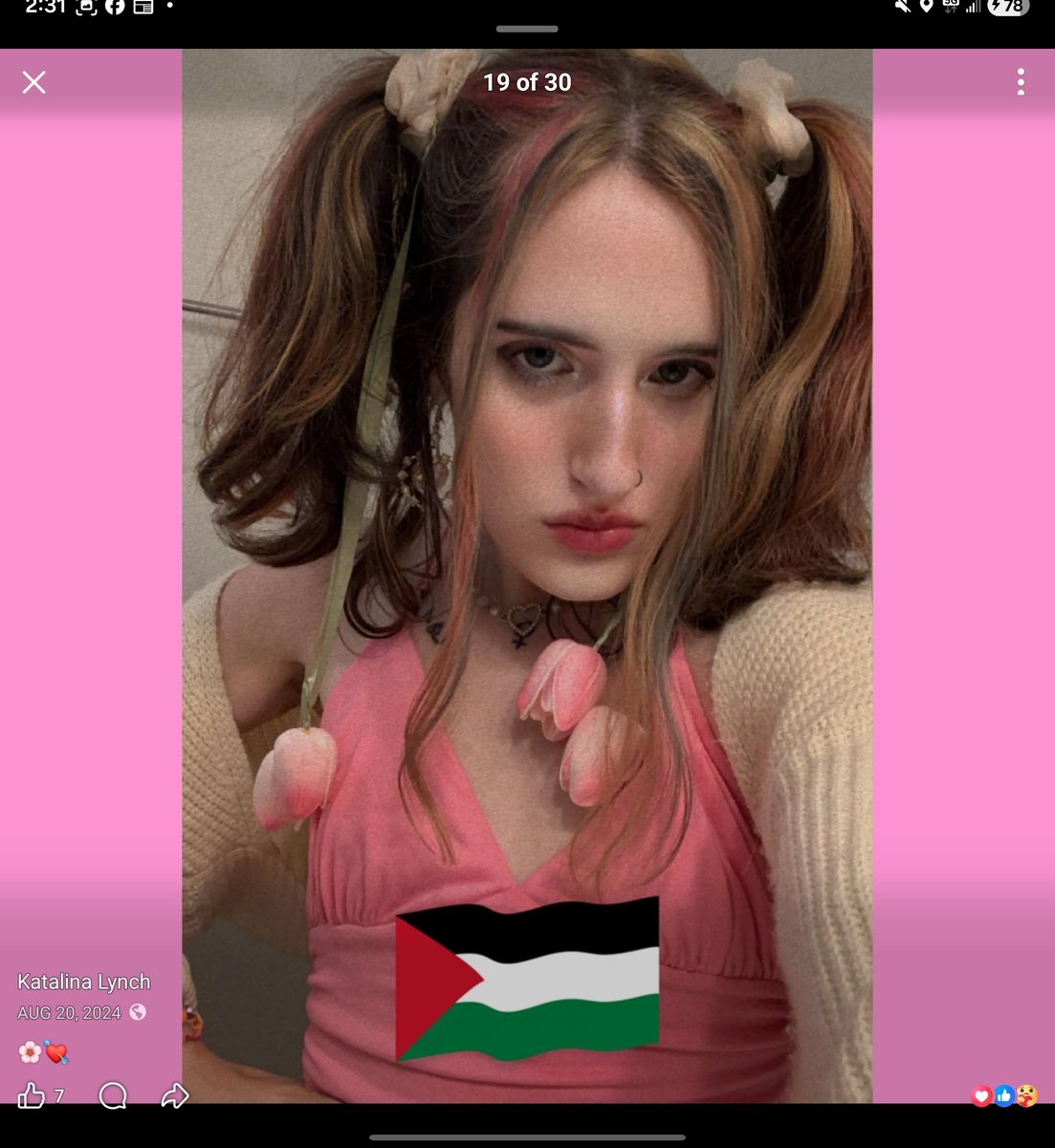 Gay dude in a dress identifying as a woman supports the Ayatollah and the Iranian regime that would gladly murder him in a millisecond just for how he identifies. At least they are consistent going from supporting the Palestinian terrorist regime that would kill them in a