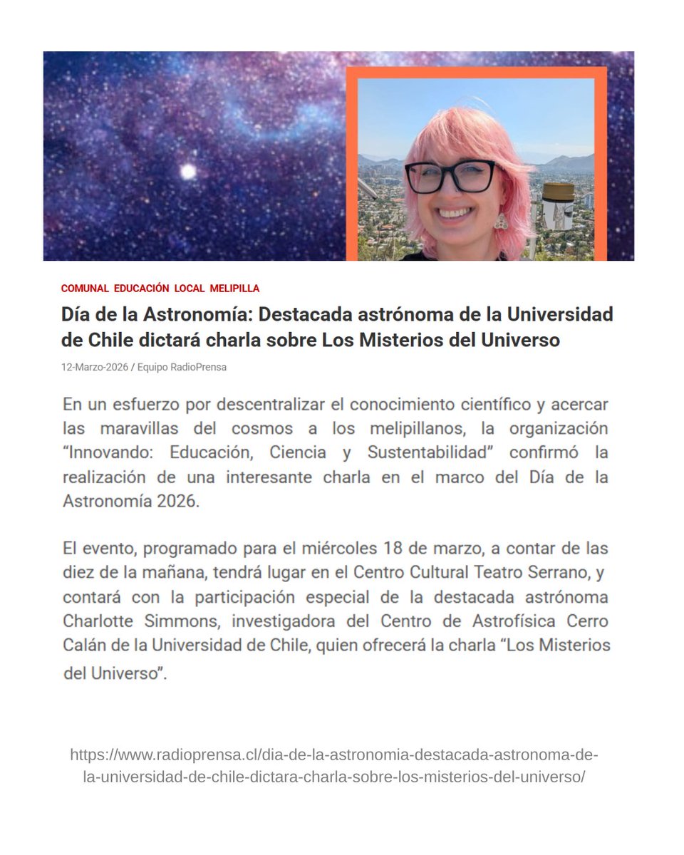 Astronomía UChile tweet media