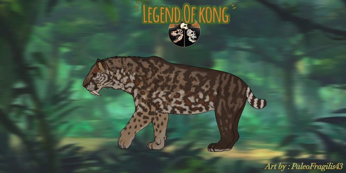 Wildlife of Skull Island - Skull Island Sabertoothed cat,a non 