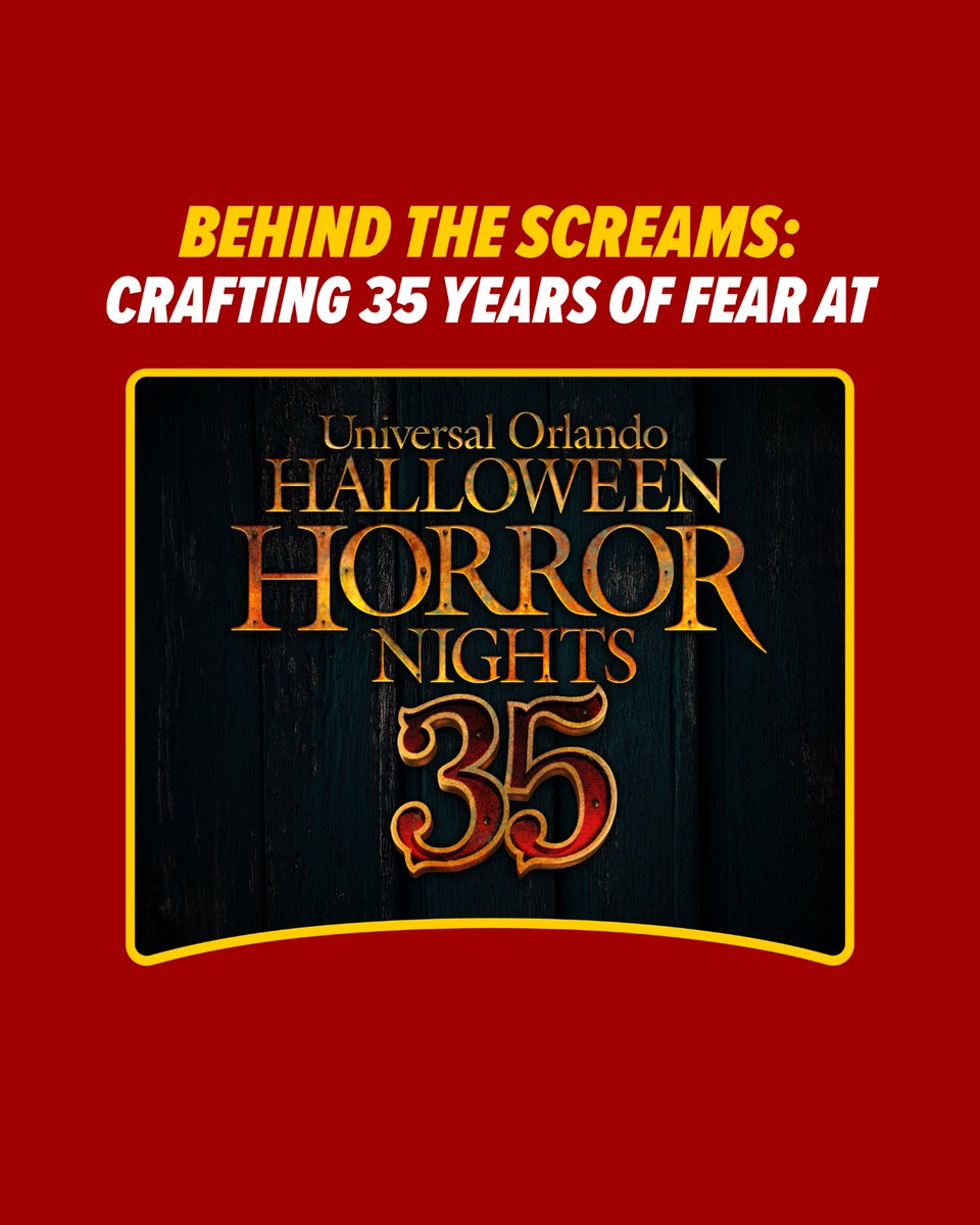 For the 35th anniversary of Universal Orlando’s Halloween Horror Nights, step behind the screams and hear from some of the twisted minds who bring the spine‑tingling creations to life 🎃 
<a href="/HorrorNightsORL/">Halloween Horror Nights</a>