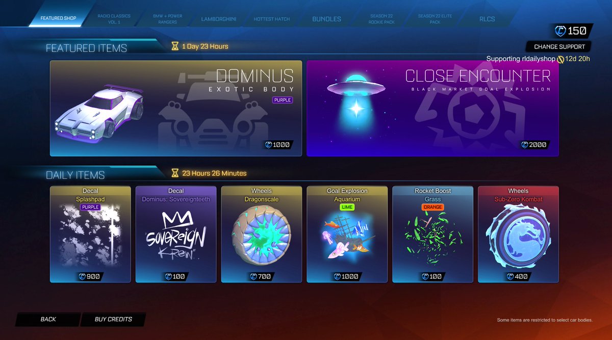 Rocket League Shop tweet media