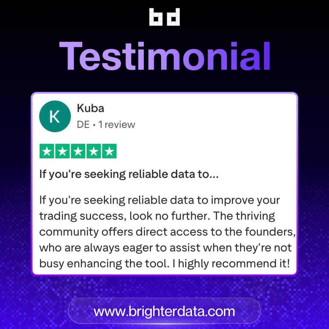 Brighter Data tweet media