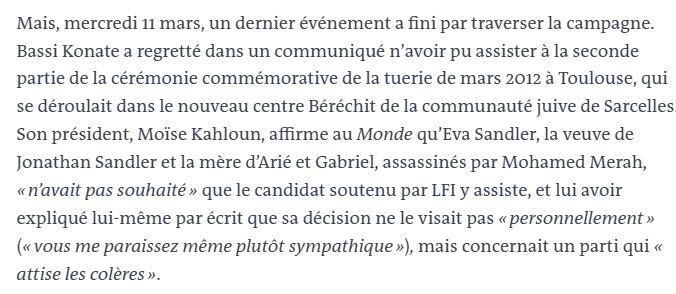 lucas_jaku's tweet photo. 🐢Le Monde nous apprend qu'Eva Sandler qui a vu son mari et 2 enfants tués par Mohammed Merah n'a pas voulu que le candidat soutenu par LFI à Sarcelles assiste à la commémoration de l'attentat de Toulouse.

Ca devrait faire réfléchir les Insoumis qu'une "concernée" fasse ça... https://t.co/WYcpScwzVv