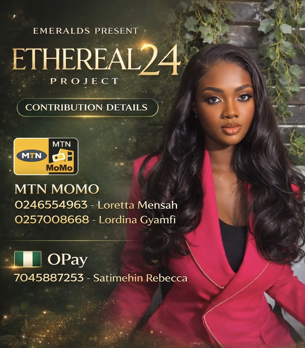 EfyaLordina's tweet photo. Na here my focus dey.. guys I'm begging y'all to support this project for our babygirl β€οΈβ€οΈβ€οΈππ
#Emeralds
#PerfectMatchExtra3 https://t.co/gsvSMjWLC3