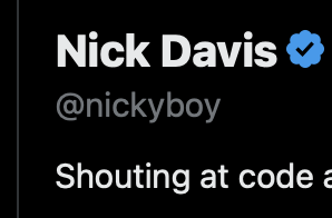 Nick Davis tweet media