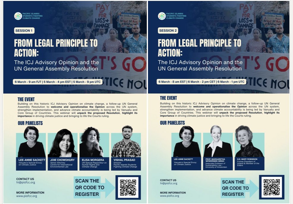 SR human rights & climate change, Elisa Morgera tweet media