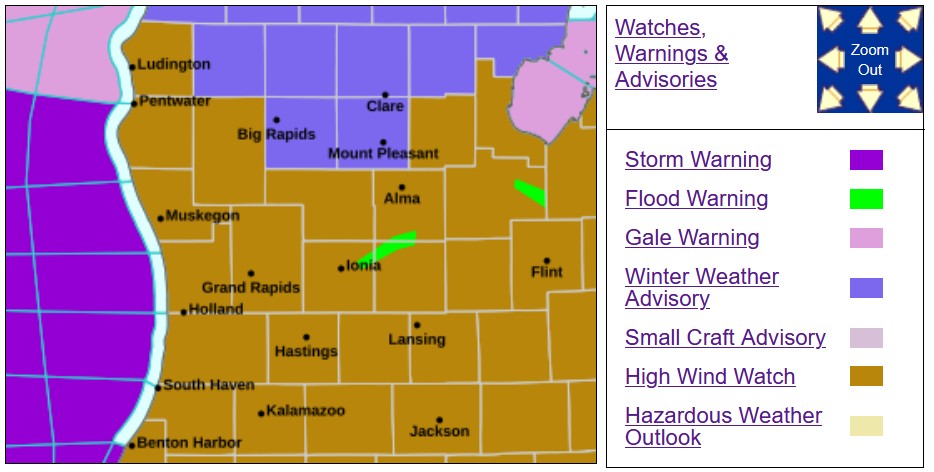 The High Wind Watch will likely be upgraded to a High Wind WARNING for ...