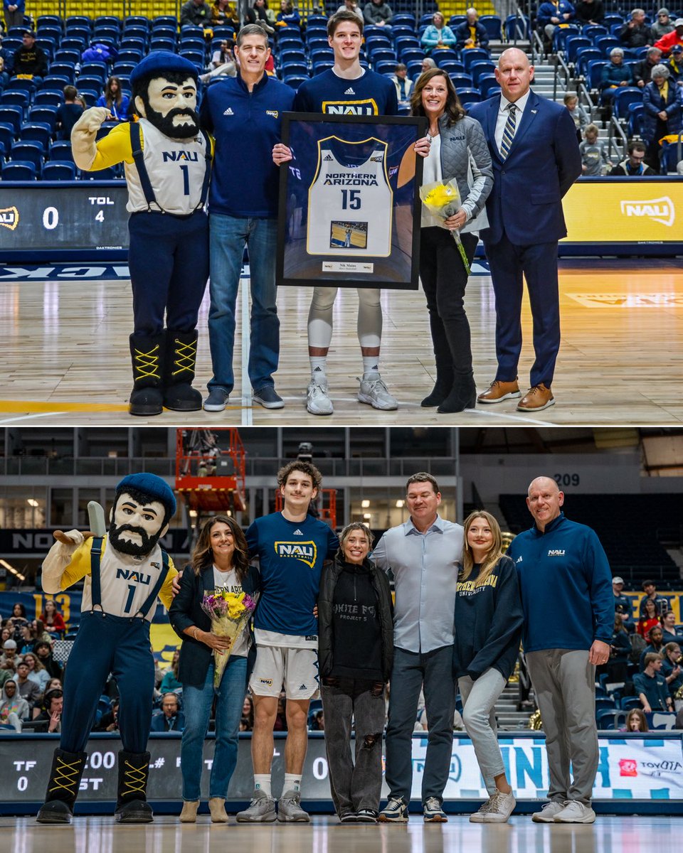 NAU Men's Basketball tweet media