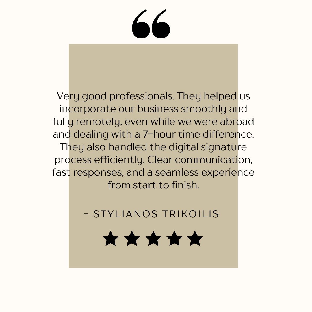 Another 5-star review for Kalfa Law Firm. ⭐️ We’re grateful for the trust our clients place in us and proud to support entrepreneurs as they take the important step of incorporating their businesses.

#KalfaLawFirm #BusinessIncorporation #CorporateLaw #TorontoLawyer #StartupLaw