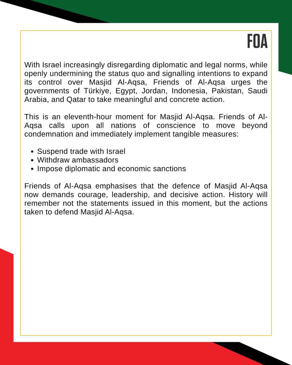 Friends of Al Aqsa tweet media