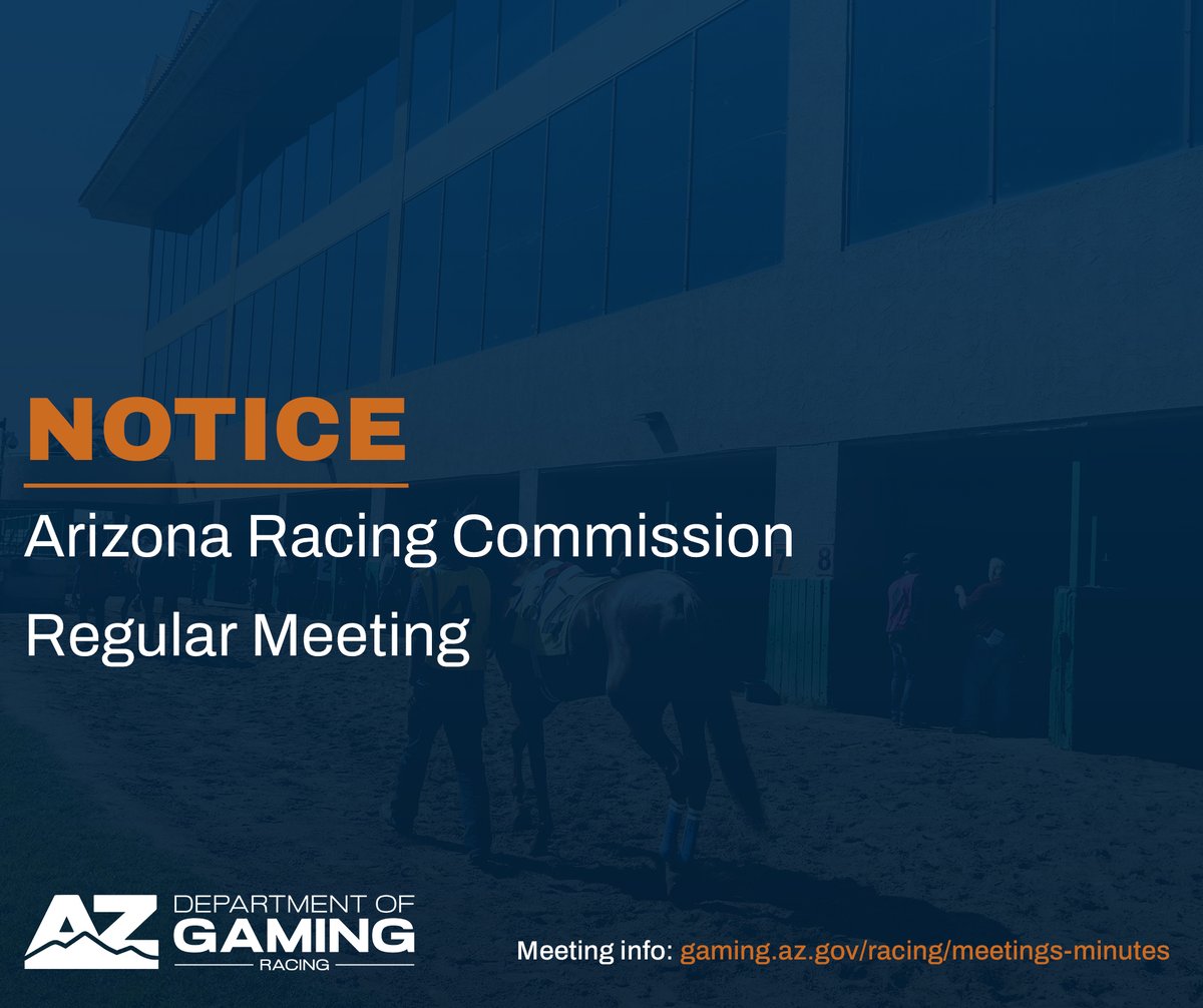 Arizona Department of Gaming tweet media