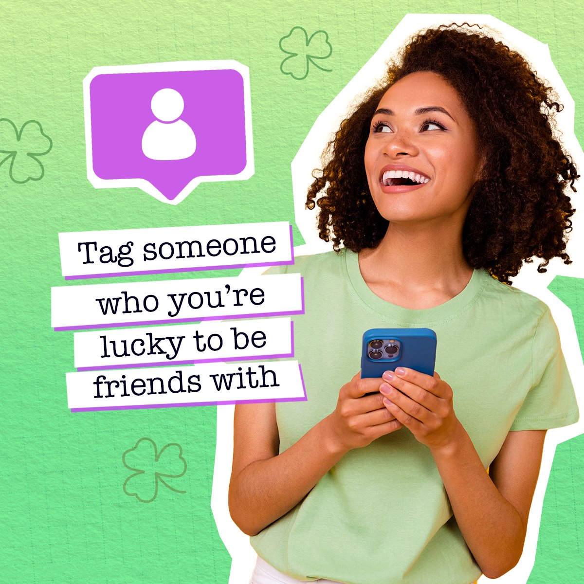 Who are you lucky to be friends with? Tag them below! 🍀