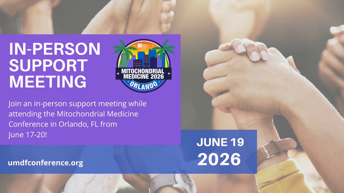 United Mitochondrial Disease Foundation tweet media