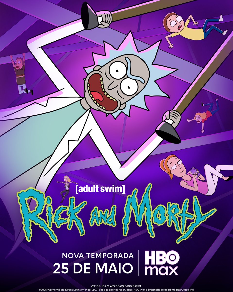 Novo Rick &amp; Morty. Quando? 25 de Maio.