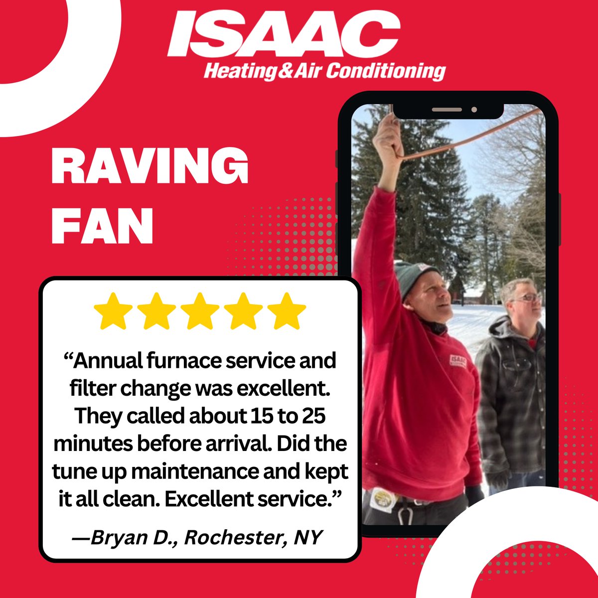 Isaac Heating & Air Conditioning tweet media
