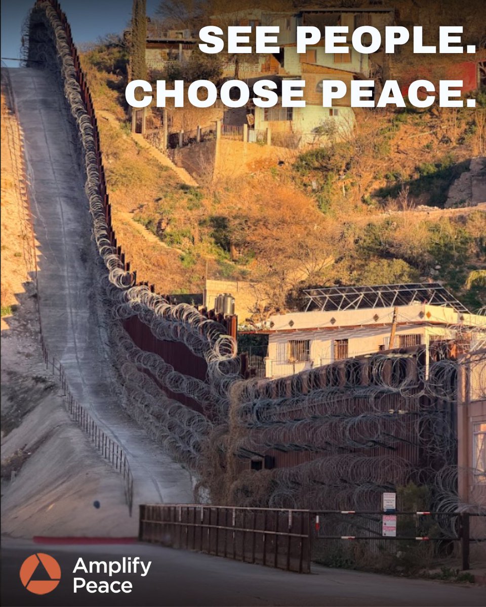 AmplifyPeace's tweet photo. It’s easier to see a border than to see a person. Peace in practice doesn’t ignore complexity. It refuses to let complexity erase humanity.
#peaceinpractice #seepeople #choosepeace
#faithinmotion #changemakers #communitybuilders
#compassionoverfear #sharedhumanity #amplifypeace https://t.co/tubPm1gTgv