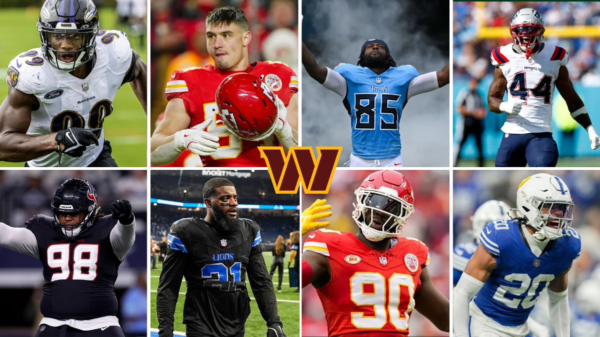 CommandersHtt's tweet image. Odafe Oweh, Leo Chenal, Chig Okonkwo, K'Lavon Chaisson, Tim Settle, Amik Robertson, Charles Omenihu, Nick Cross

Rate Adam Peters' #Commanders additions 1-10👇

#RaiseHail