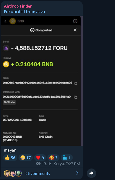 Airdrop Finder tweet media