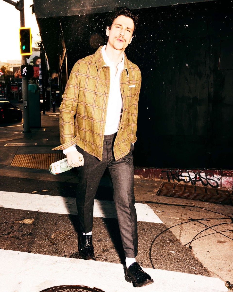 wonderlandmag's tweet photo. From The White Lotus to Overcompensating – and now the Duffer Brothers’ upcoming series Something Very Bad Is Going to Happen – Adam DiMarco’s proving that range isn’t a buzzword, it’s a muscle. He unpacks this new chapter as he sits down with Wonderland for our Spring 26 issue. https://t.co/HSmIKyl3Vu