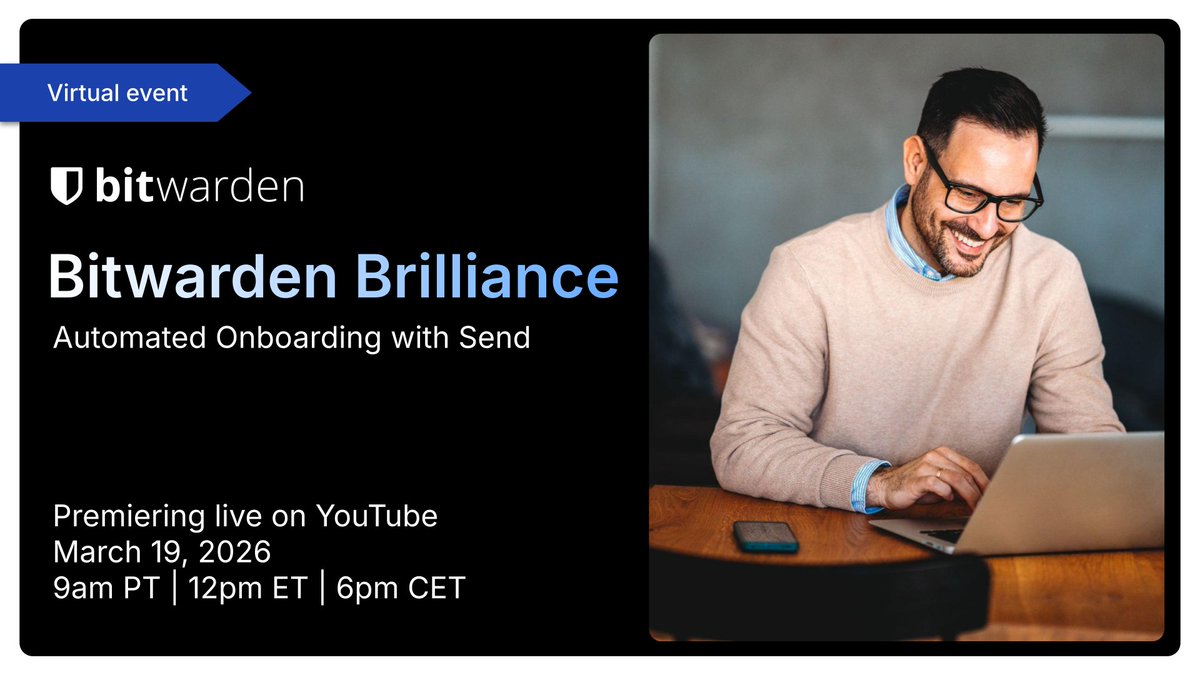 Bitwarden tweet media