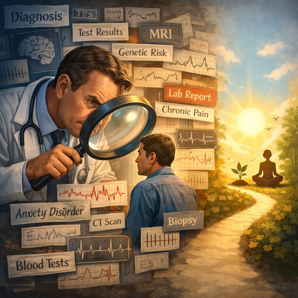 المشكلة في كثرة التشخيصات…
و قلة التركيز على العافية.

<a href="/salrashed/">صلاح صالح الراشد</a> 
#خذها_قاعدة 
12/23