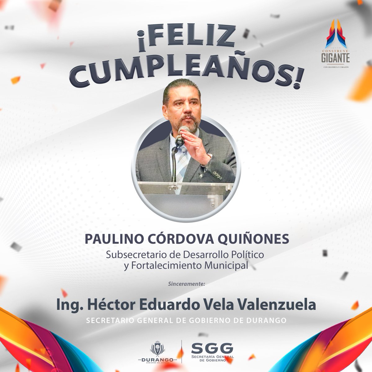 Secretaría General de Gobierno del Estado Durango tweet media