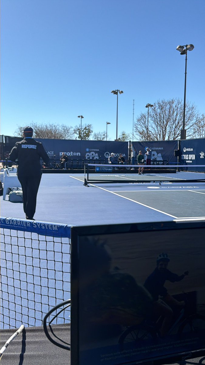 Excited to be commentating some singles matches on Carvana Grandstand Court and the Veolia Texas Open presented by Proton this morning!