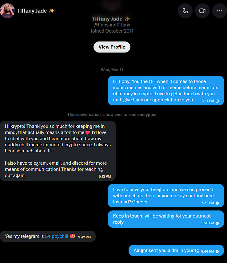 <a href="/tippyandtiffany/">Tiffany Jade ✨</a> and I had a convo regarding this and love to send all the gratitude back to our queen for the iconic slay of a queen she is in her viral meme of 2024.    

Queen all the creator fees will be yours as a sign of gratitude of how iconic you are 💅 💅

#DADDYCHILL