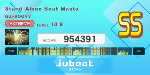 jubeat（ユビート）で「Stand Alone Beat Masta」をプレー！ SCORE: 954391 apps.apple.com/jp/app/jubeat-…