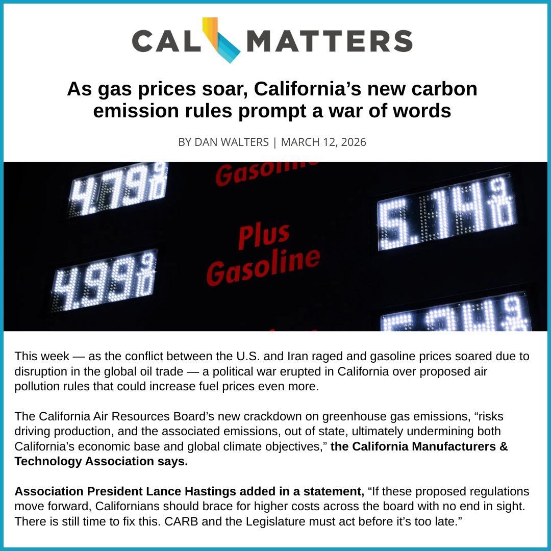 CA Manufacturers & Technology Association tweet media