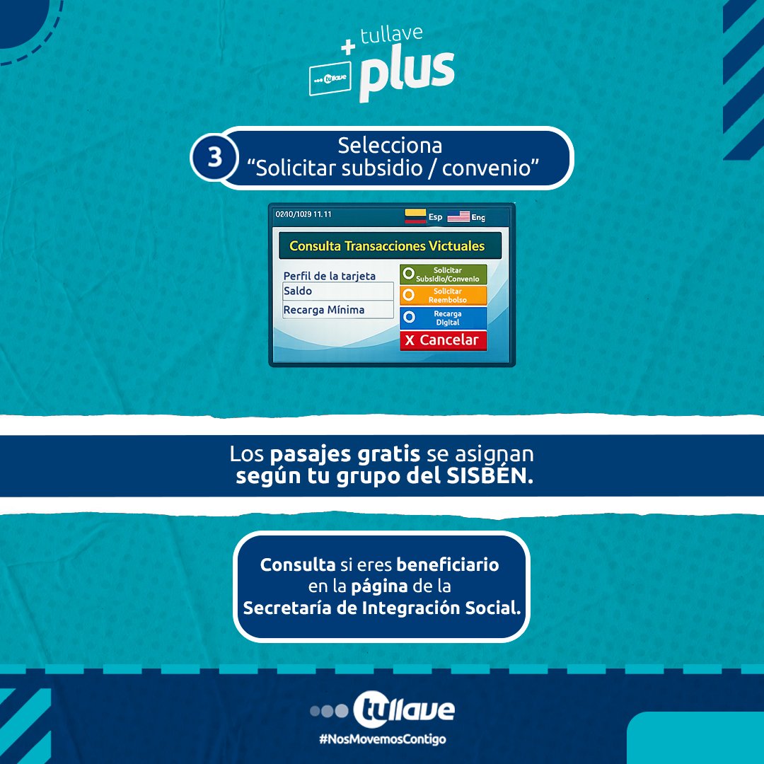 Tarjeta tullave plus tweet media