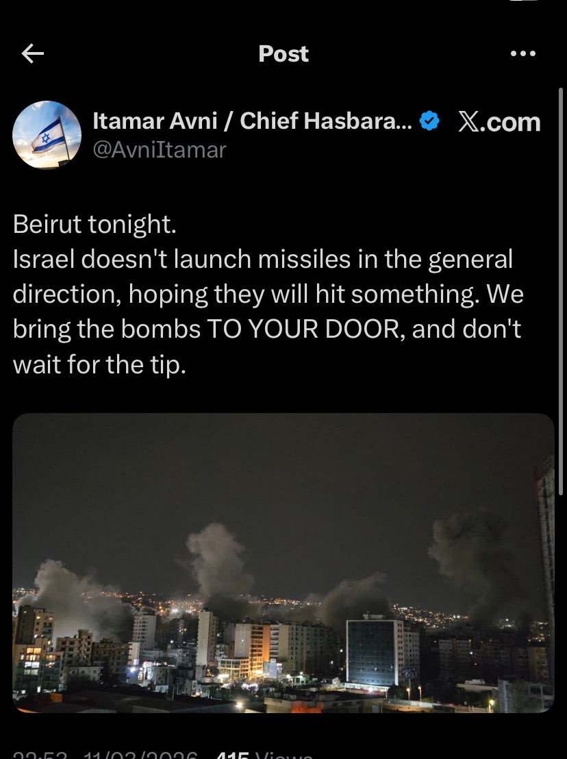 BabeShaki's tweet photo. @AvniItamar @IDF No I don’t but you certainly do https://t.co/QBjy0MGWSb