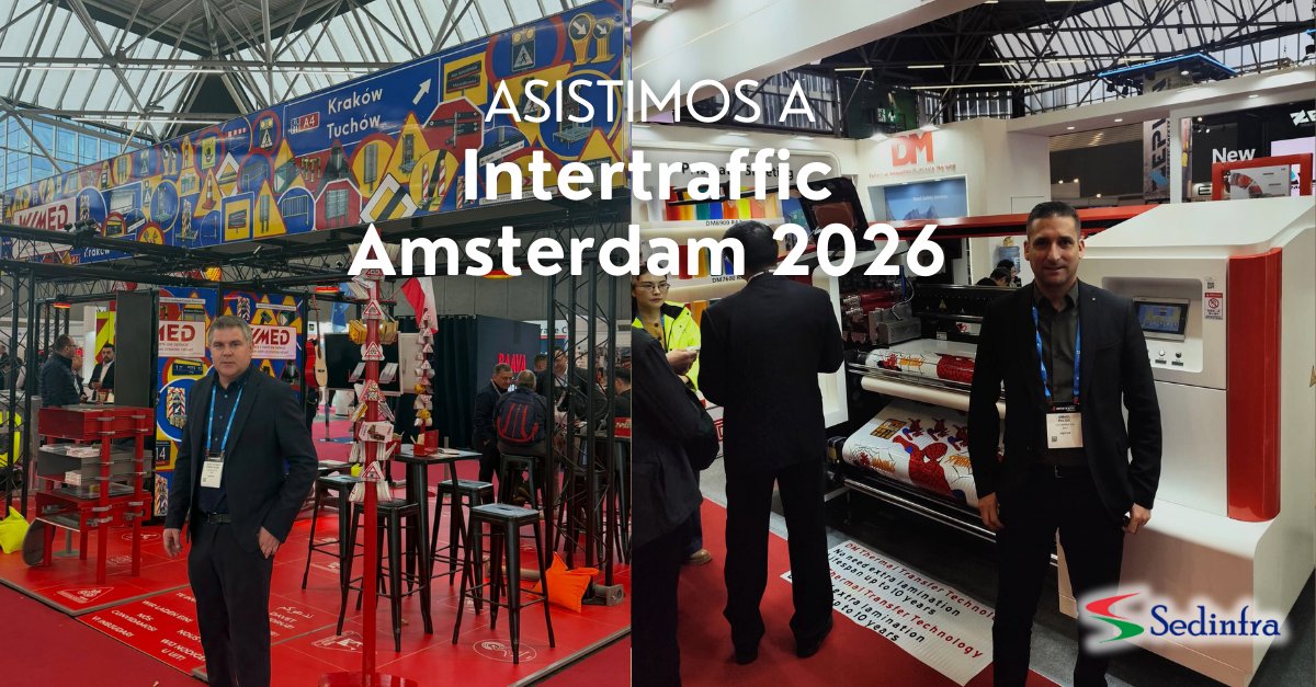 sedinfra's tweet photo. #Sedinfra asiste a #IntertrafficAmsterdam 2026 para conocer las últimas innovaciones en señalización, balizamiento, seguridad vial y gestión inteligente del tráfico
Seguimos apostando por la innovación y la mejora continua en carreteras e infraestructuras
#SmartMobility https://t.co/ZT278Wm9Rv