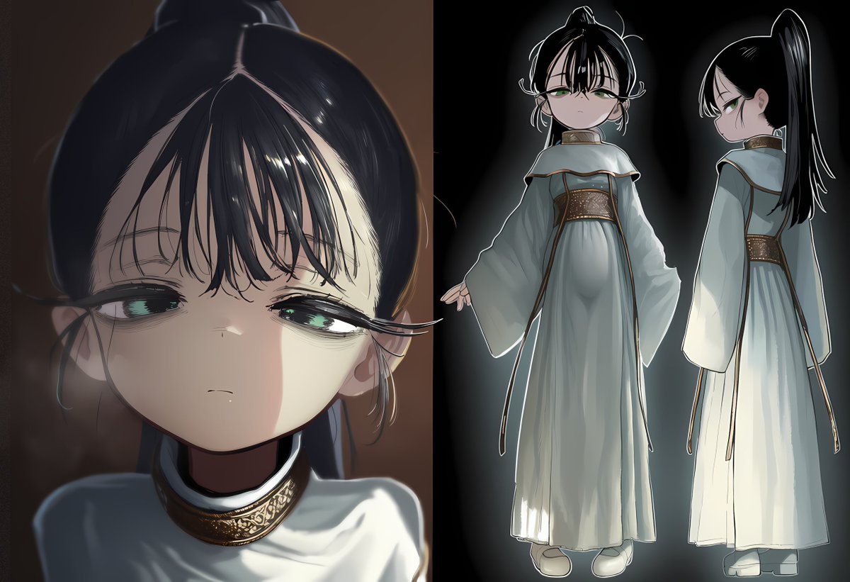 秘匿教団の巫女ちゃん
#AIillustration #AIイラスト #OC #originalcharacterart   #NovelAI #AIart