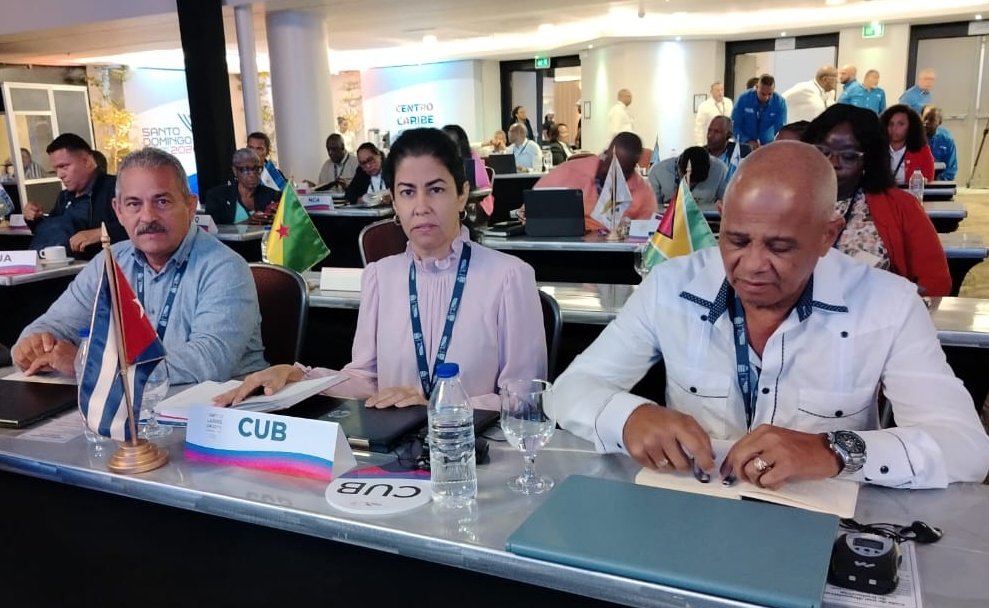 Presencia de #InderCuba en la reunión de Jefes de Misión de los Juegos Centroamericanos y del Caribe de #SantoDomingo2026.
#Cuba #DeporteCubano
#InderCuba65