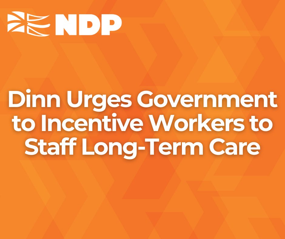 The NL NDP tweet media