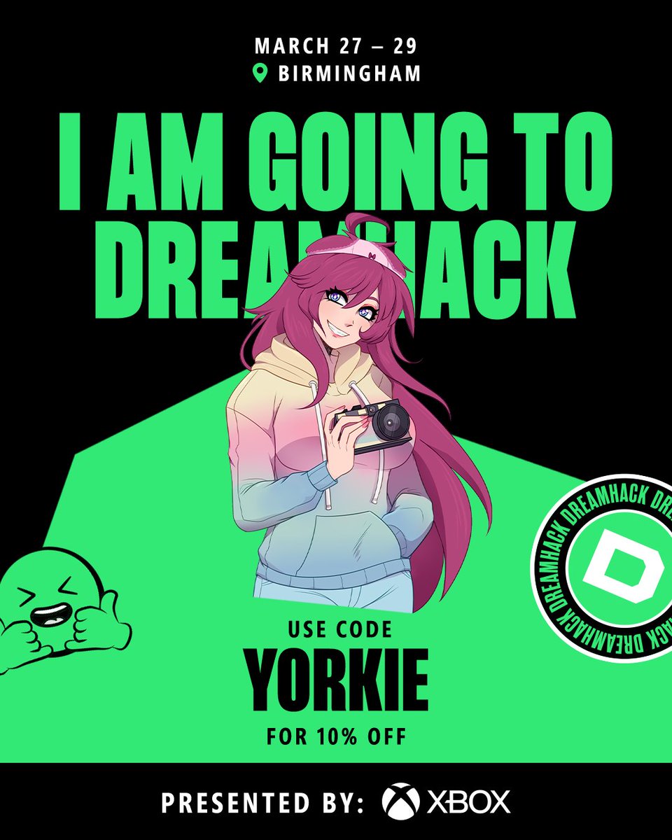 Yorkie.Shots ➡️ Dreamhack Creator Lets Gooo tweet media