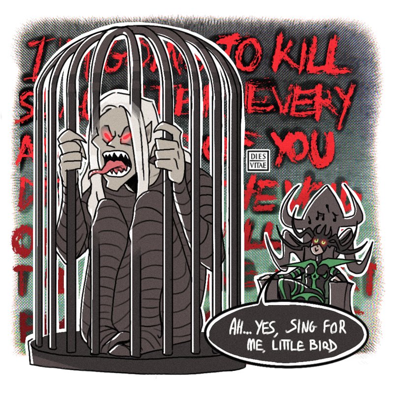 diesvitae's tweet photo. As promised, here are my lil doodles about the first issue of Knull's solo series!!!

The 3rd issue will be out in 2 weeks, do not forget!! https://t.co/mNcirie16t