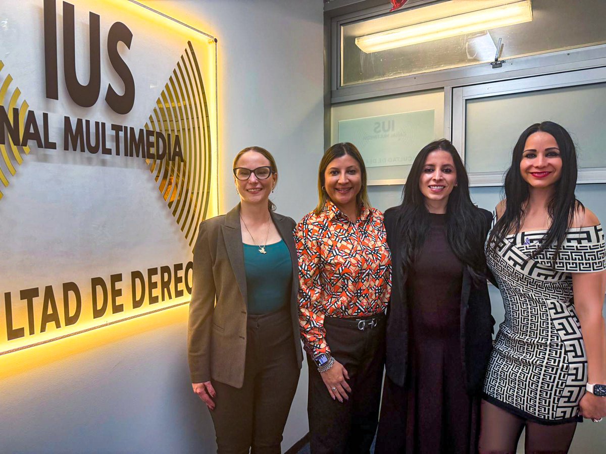 IUSCanalM's tweet photo. 👩‍⚖️ En #FrecuenciaDisciplinaria agradecemos la participación de la Magistrada Ixchel Saraí Álzaga Alcántara y la Magistrada María Fernanda González Nahle, quienes compartieron su experiencia sobre Justicia y Evaluación disciplinaria.🎙️
#IUSCanalMultimedia, el canal de tu facultad. https://t.co/ft98BXbKE6
