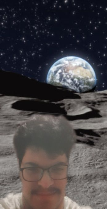 Just finished my vacation on #the_moon now on my way back to earth